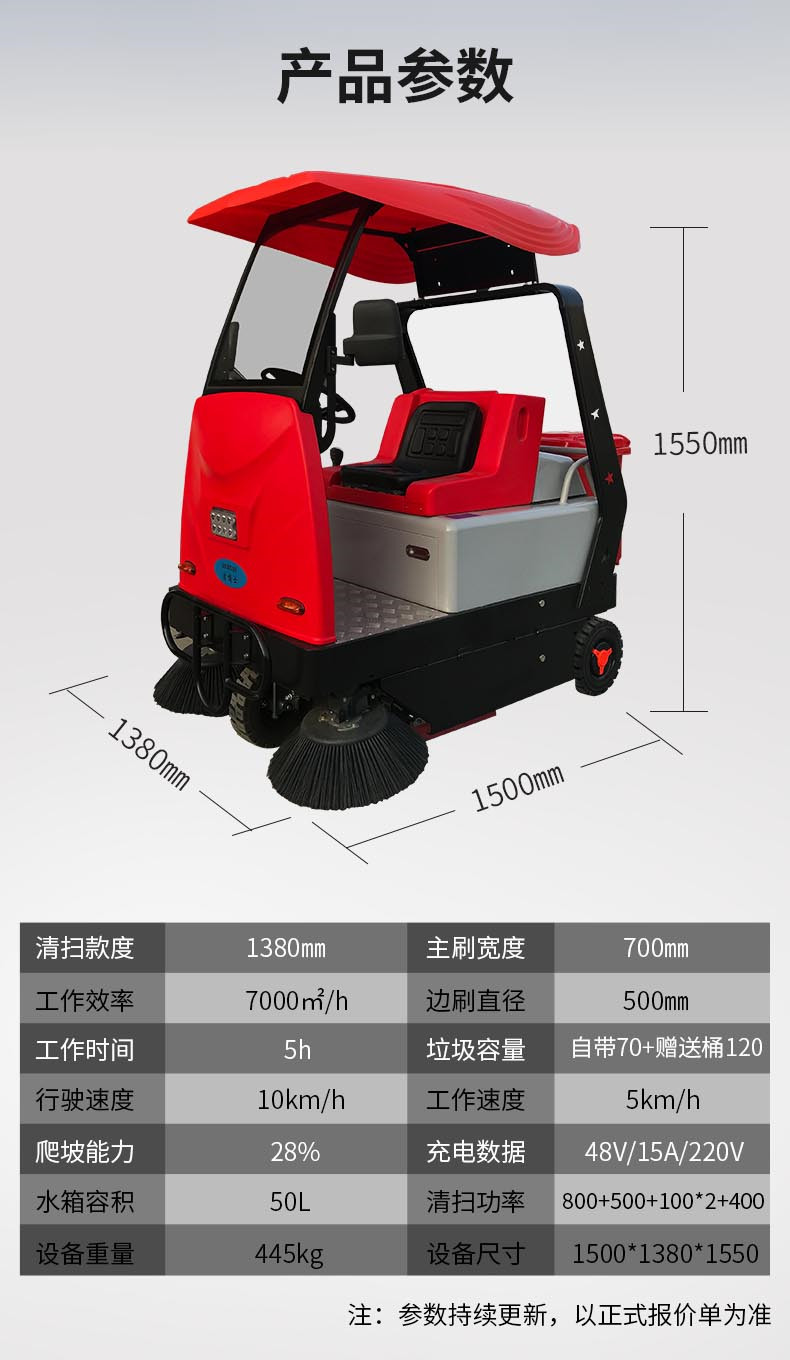 潔博士小型電動(dòng)掃地車(chē)